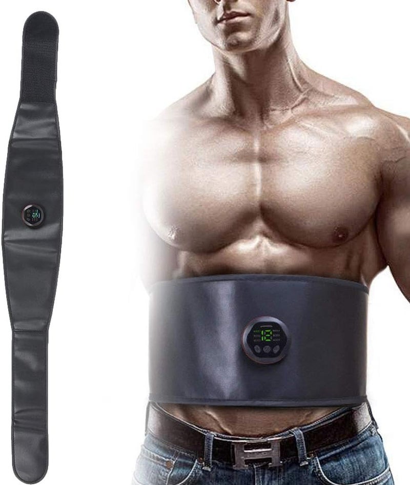 woobles Mens Waist Trainer, Rechargeable Ems Fitness Belt for Men Women Abdominal Work out Abs Workout Equipment(belt) - Image 1